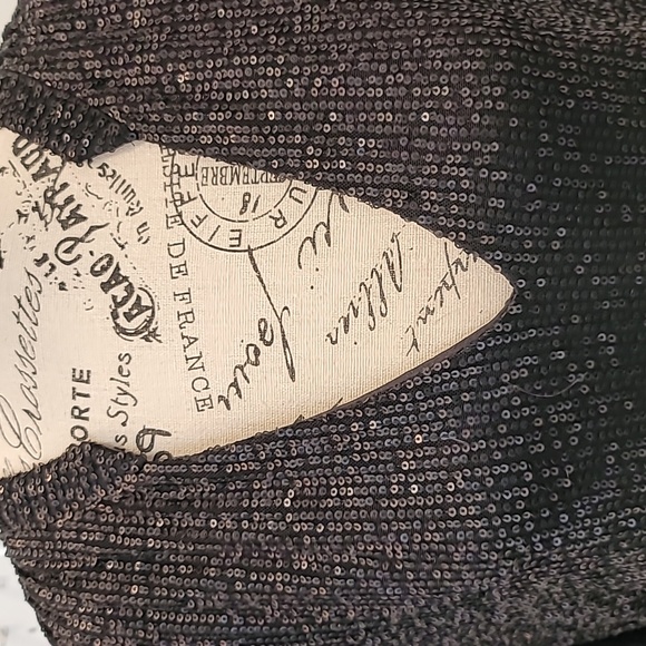 Sequined Dressy Shirt Dress - Picture 4 of 12